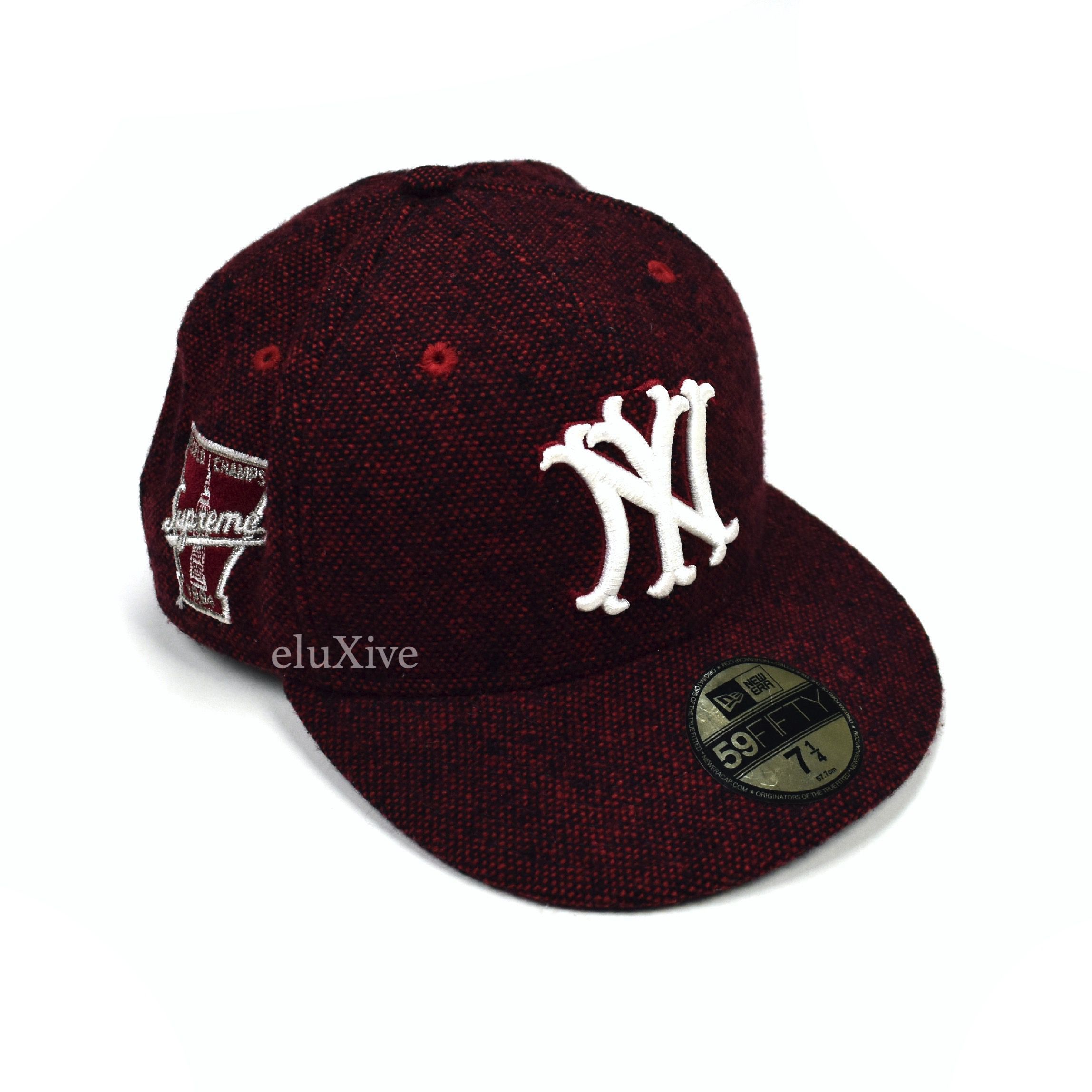 New Era Supreme Supreme FW08 New Era World Champs NY Yankees Logo Hat TOP DRWR