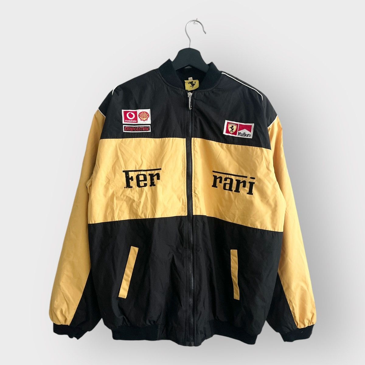 Yellow ferrari jacket sale