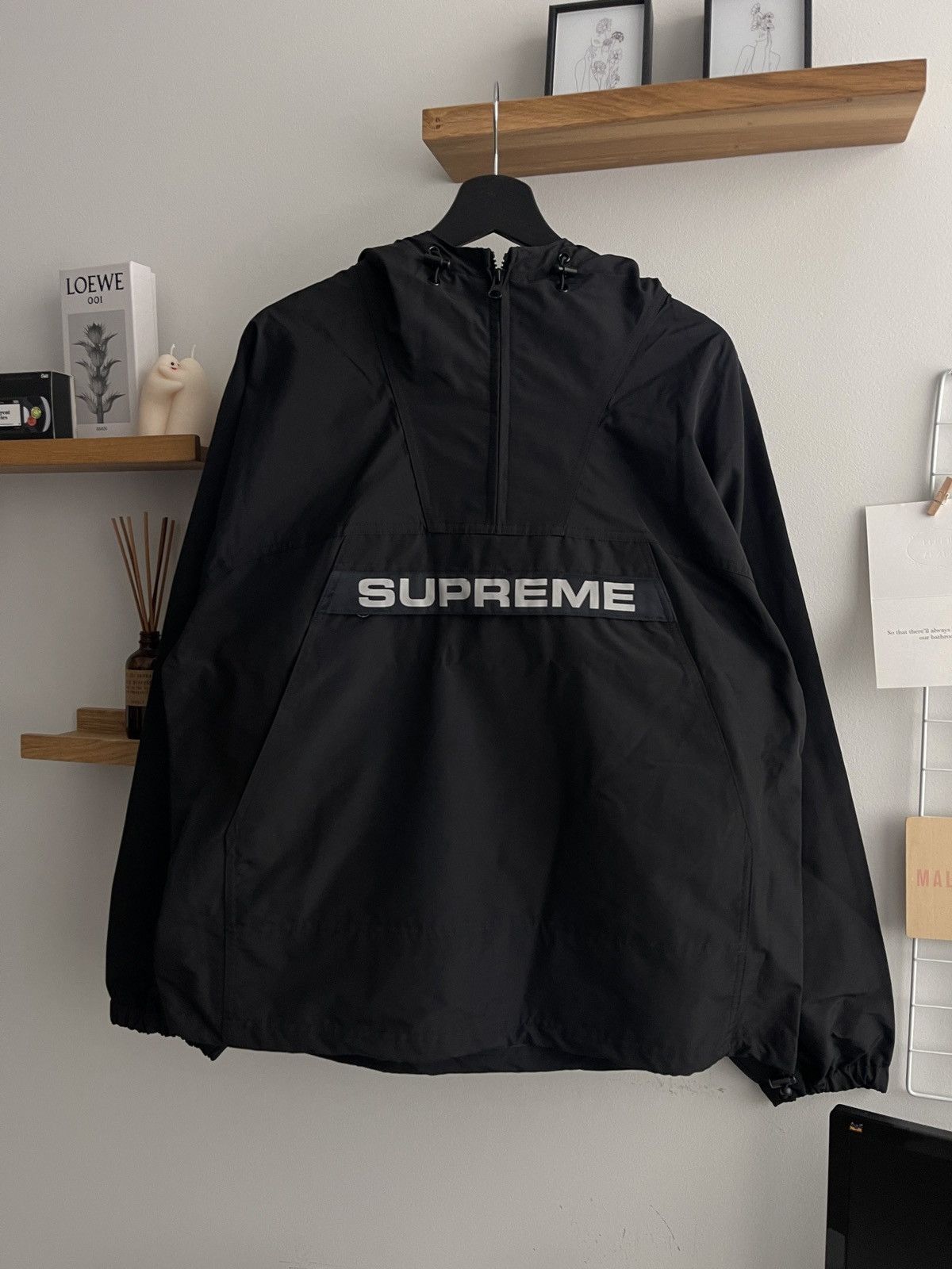 Streetwear Supreme STEAL 2019 Supreme Heavy Nylon Anorak Jacket S TOP DRWR