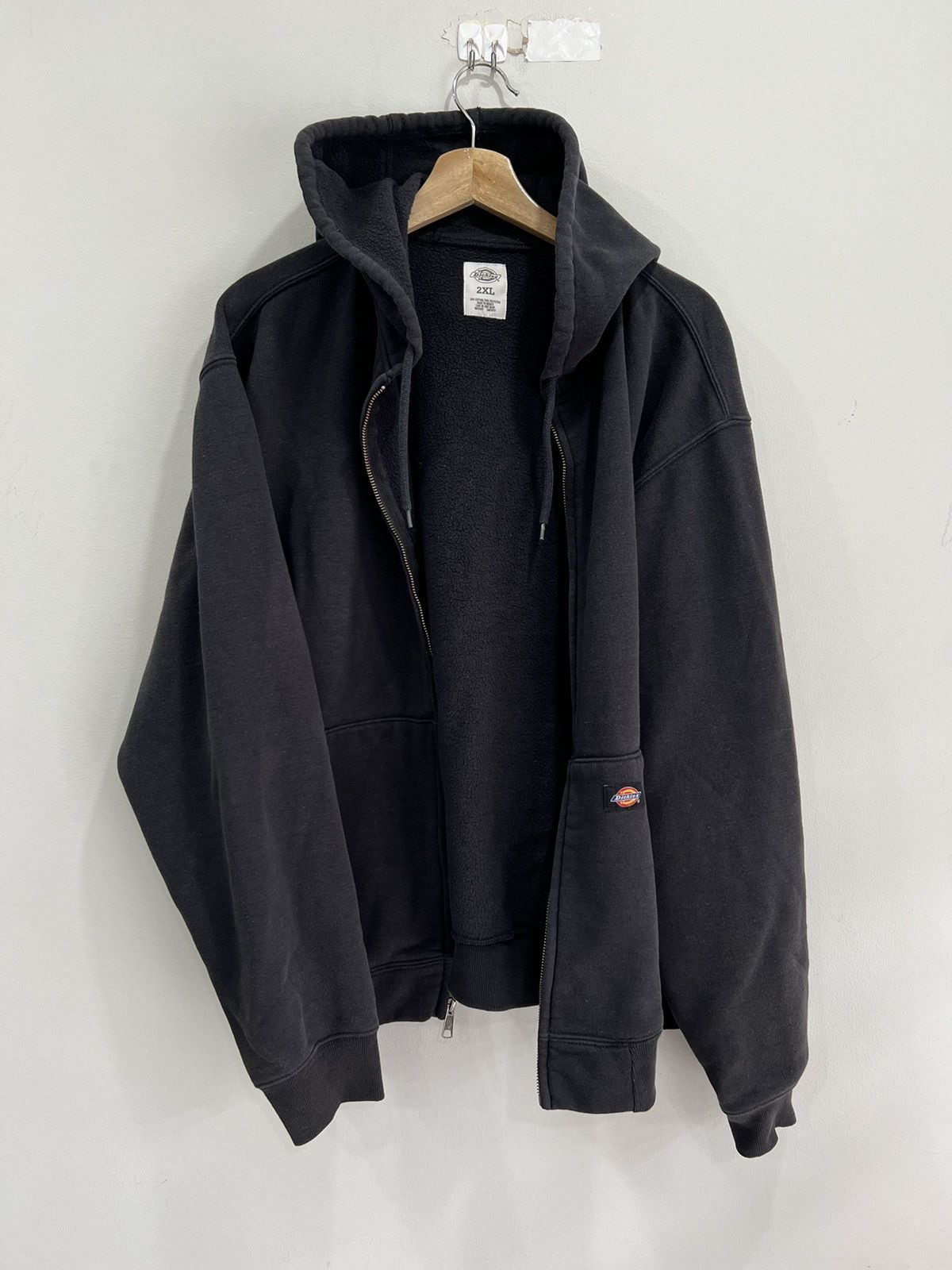 Dickies thermal zip up hoodie sales