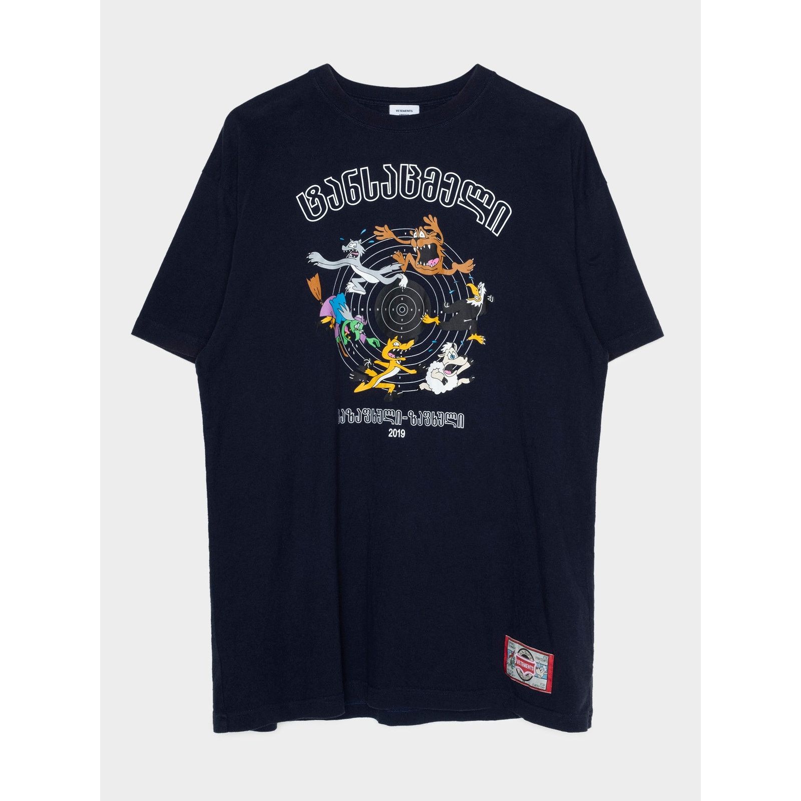 Vetements Looney Tunes Rip Off T Shirt TOP DRWR