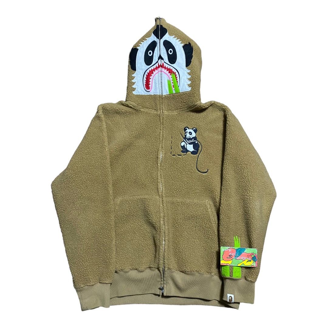 BAPE Boa Fleece Full Zip Hoodie Panda TOP DRWR