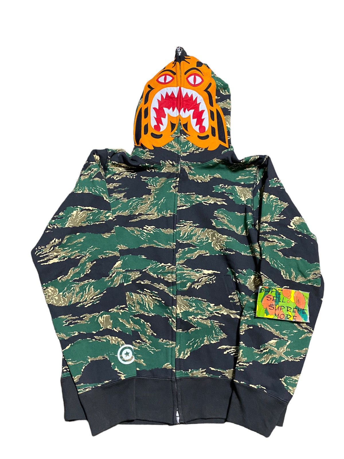 BAPE Tiger Full Zip Hoodie tiger camo TOP DRWR