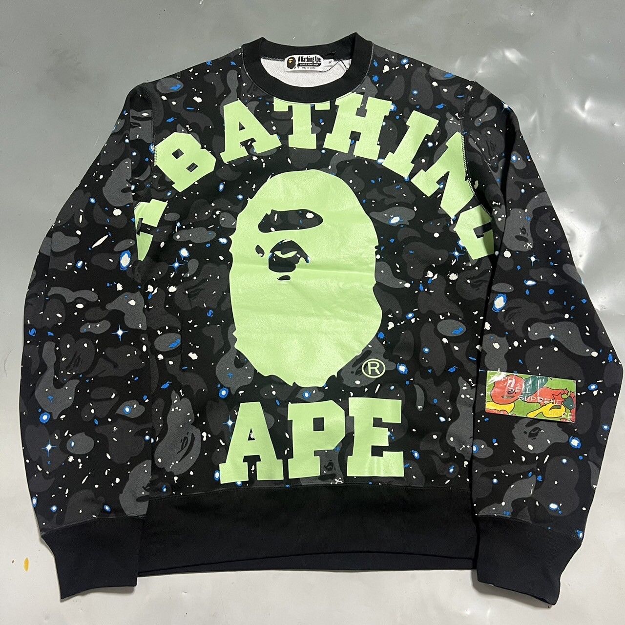 Bape space camo glow in the dark best sale