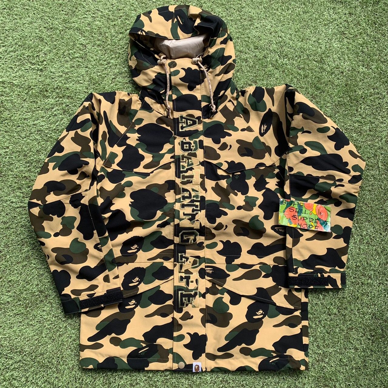 BAPE GORE tex snowboard jacket 1st Camo TOP DRWR