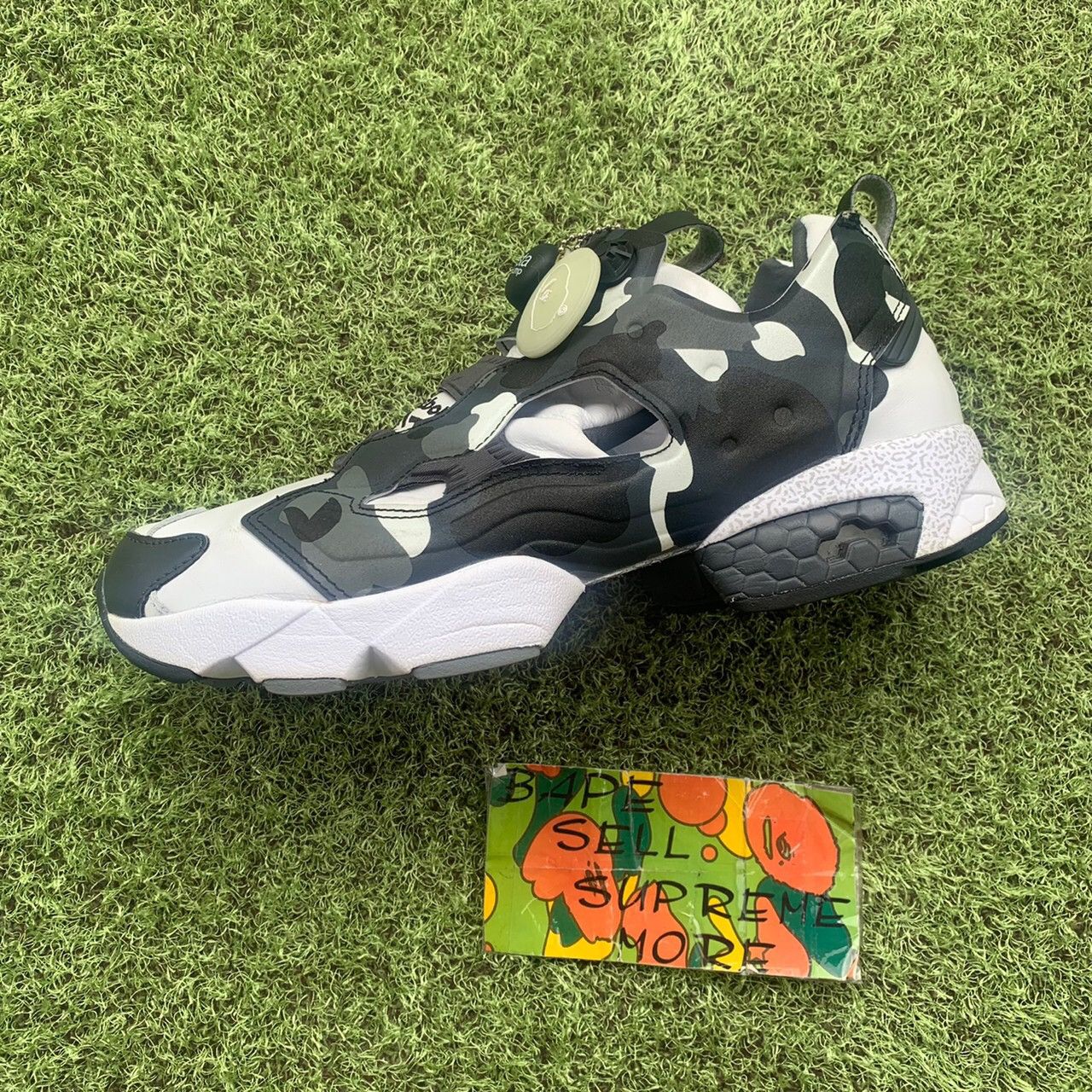 Bape Reebok Bape x Reebook Pump Fury Black Camo 10