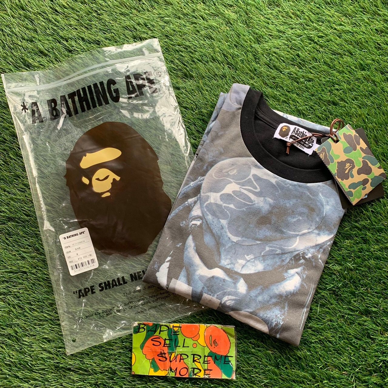 BAPE x predator TEE TOP DRWR