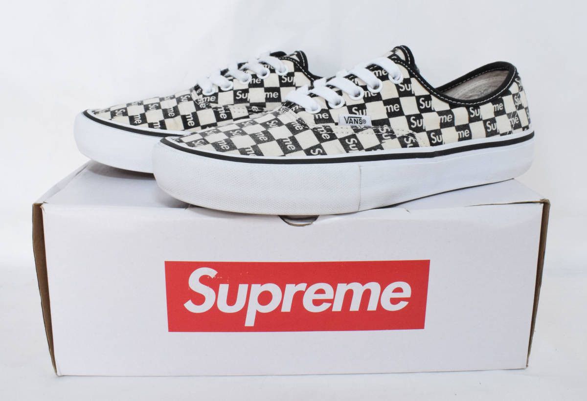 Supreme Vans 16aw supreme vans authentic pro TOP DRWR