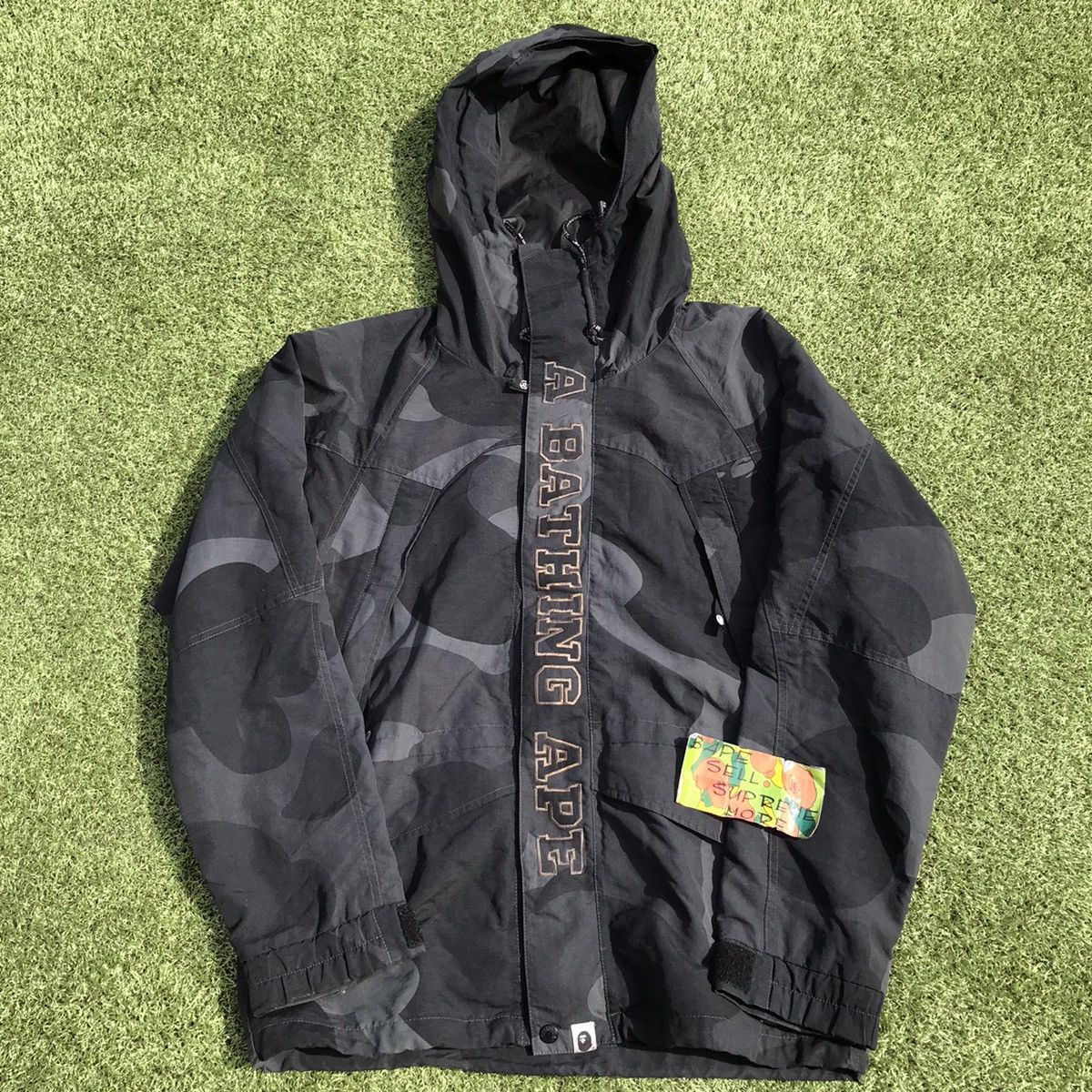 BAPE snowboard Jacket aoyama limited black camo TOP DRWR