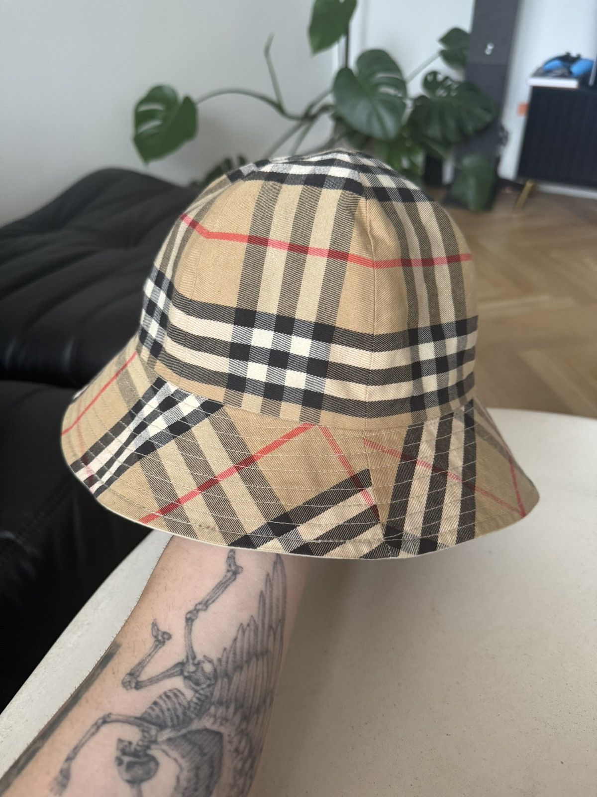 Vintage burberry bucket hotsell hat