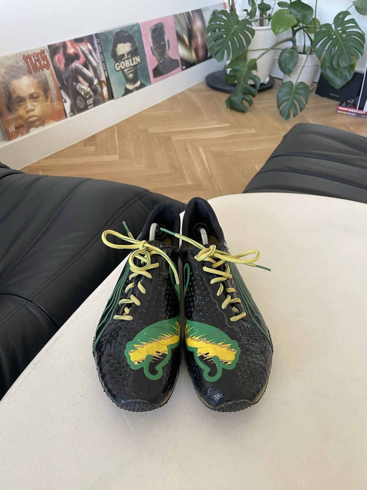 Japanese Brand Puma Puma x Usain Bolt Olympic Gold Champion Y2K Sneakers TOP DRWR