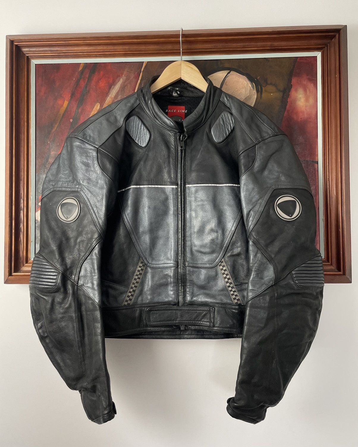 Vintage Boxy Fit High Quality Genuine Leather Jacket Racing Y2k Hype ...
