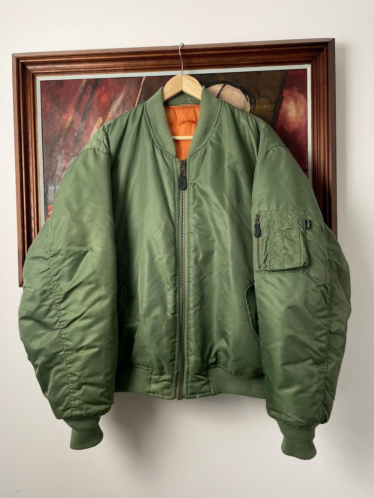 Vintage ma1 bomber jacket sales
