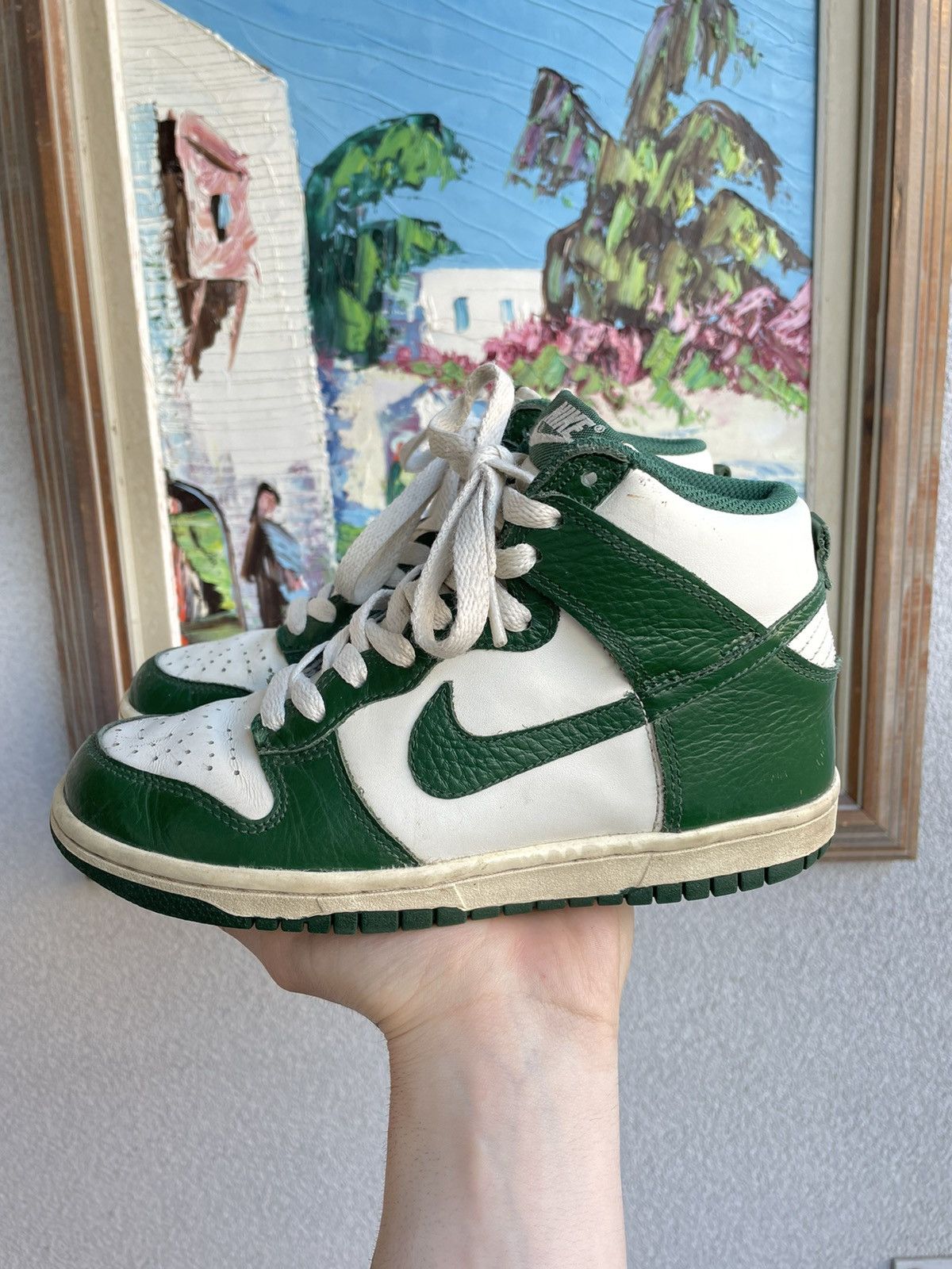 2011 Nike Dunk High Gorge Green Sail Pack Rare Sneakers Y2k TOP DRWR