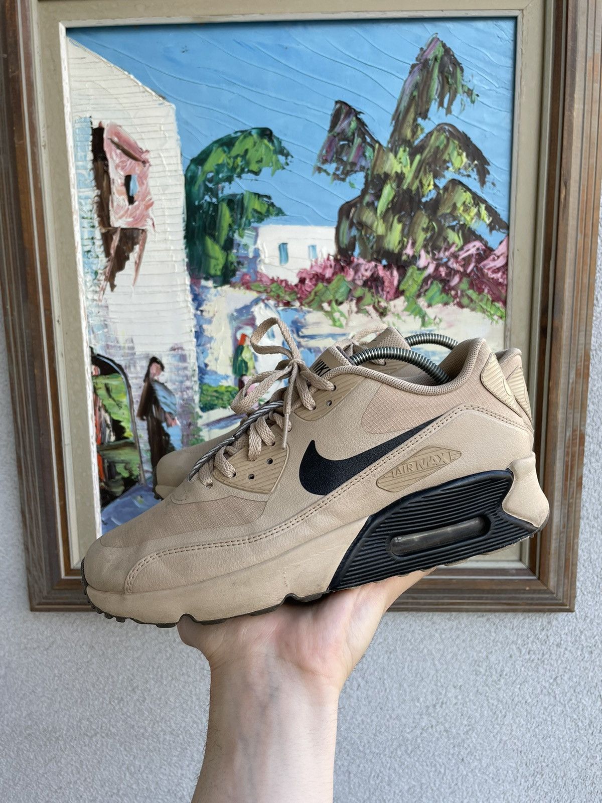 Nike Air Max 90 Ultra Sneakers Rare Beige TOP DRWR