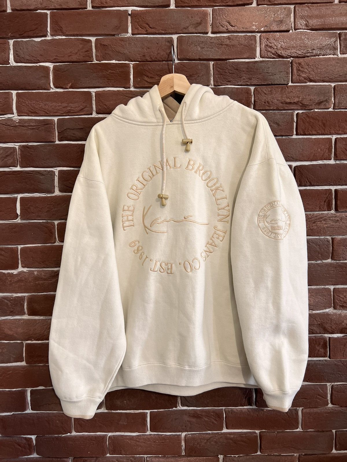 Karl Kani Rap Tees Streetwear KARL KANI Heavy Cotton 90s Hip Hop Y2K Rap Vintage Hoodie L TOP DRWR