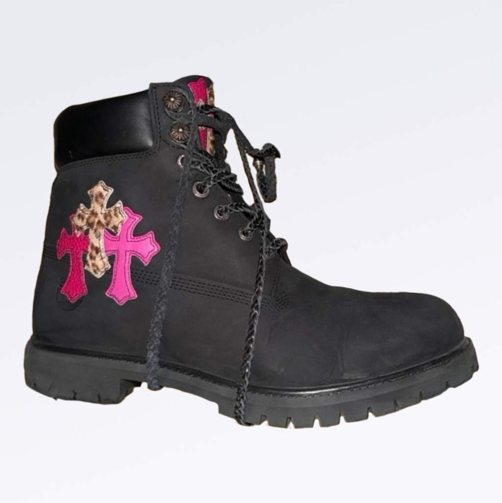 Chrome Hearts Pink Patch Chelsea Boots | TOP DRWR